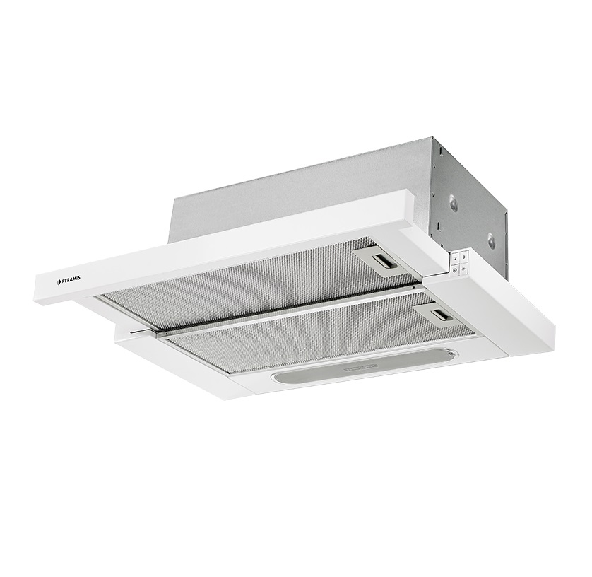 Pyramis Απορροφητήρας Συρόμενος Essential Turbo 60cm (Λευκός) 065017302