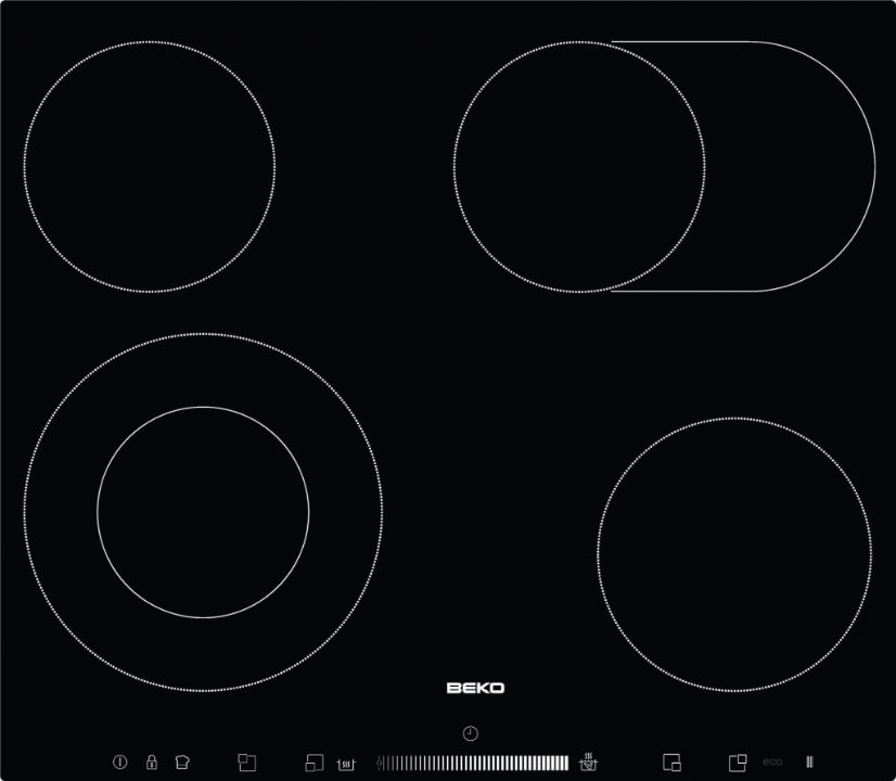 Beko Εστία Αυτόνομη Κεραμική HIC 64503 T (60cm)