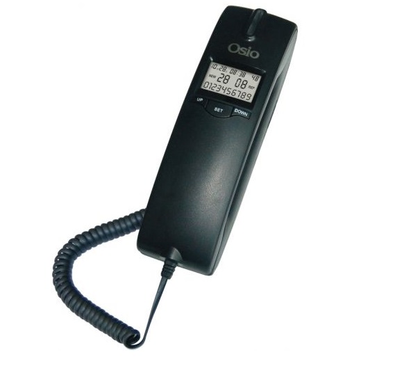 Osio Τηλέφωνο Ενσύρματο Display OSW-4650B (110087-0003) Black