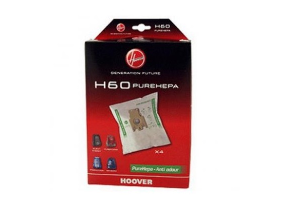Hoover Σακούλες για Ηλεκτρική Σκούπα H60 (4Τμχ)