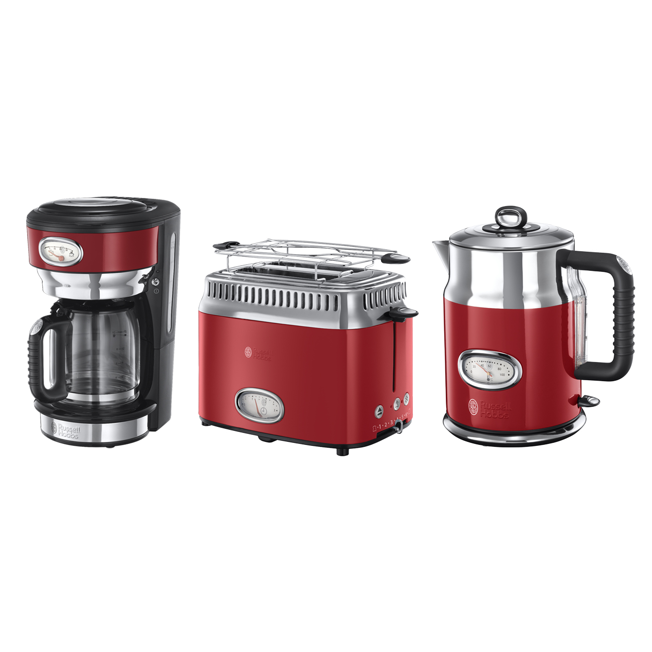 Russell Hobbs Σετ πρωινού Retro Ribbon Red