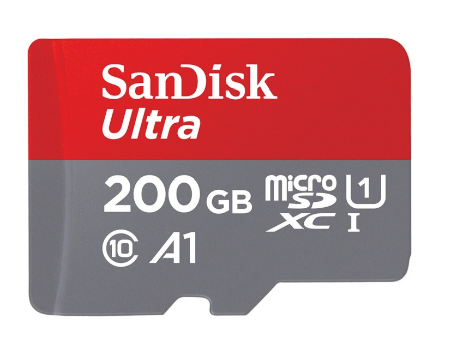 Sandisk Κάρτα Μνήμης Ultra Android microSDXC 200GB + SD Ad CL.10 100MB/s (SDSQUAR-200G-GN6MA)(533378)