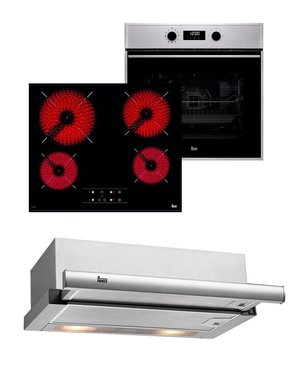 Teka Σετ Φούρνος HSB 644 + Εστία ΤΖ 6415 + TL 6310