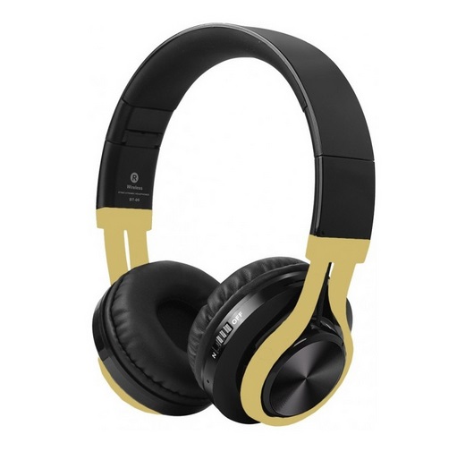Crystal Audio Ασύρματα Ακουστικά Bluetooth BT-01-KG Black/Gold