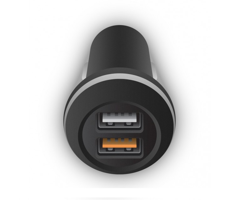 Crystal Audio Φορτιστής Αυτοκινήτου QC2-3/QC3.0