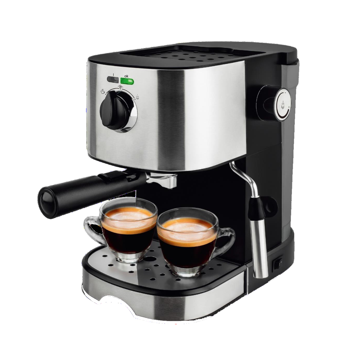 Bella Cucina Μηχανή Espresso BC KAF3015 850W Πίεσης 19bar Ασημί