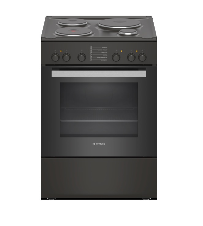 Pitsos Κουζίνα Εμαγιέ Family PHA009090 (66lt A) Καφέ