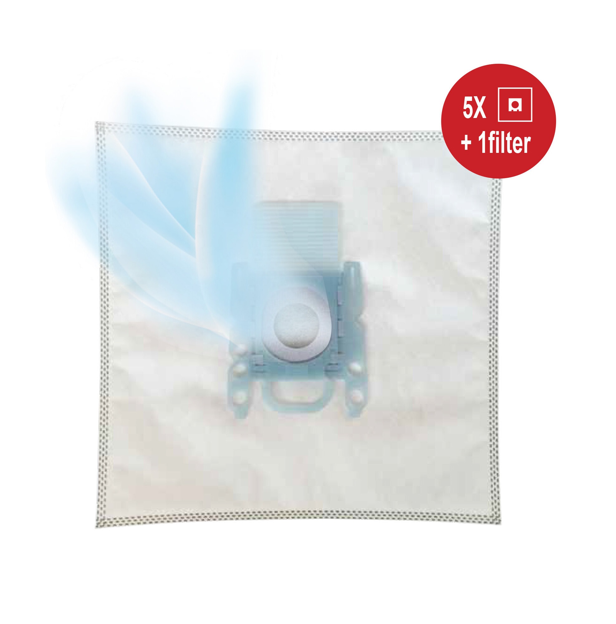 Naumann Σακούλες για Ηλεκτρική Σκούπα Bosch Type G All (5Τμχ+1Φίλτρο)