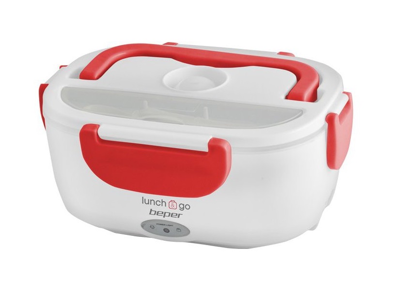 Beper Θερμαινόμενο Δοχείο Φαγητού 650ml/450ml 40W 90.920R Red