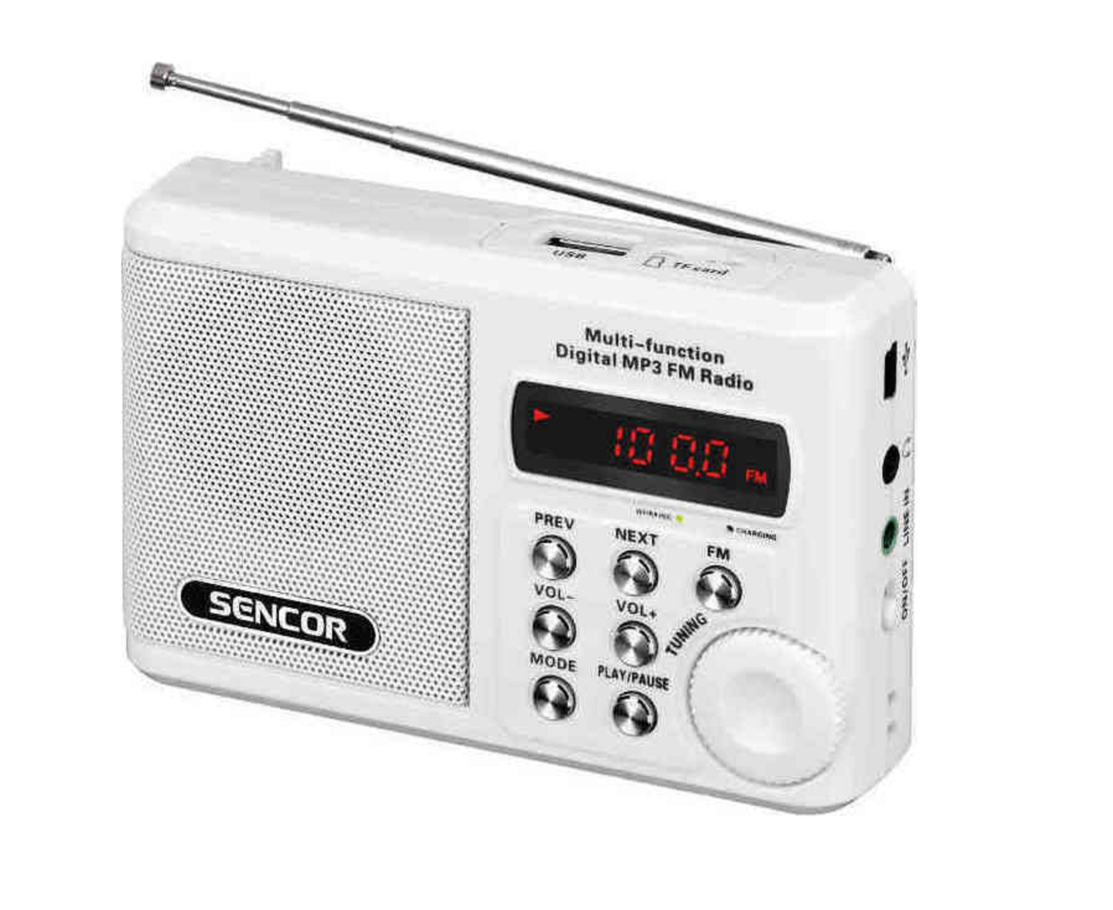 Sencor Ραδιόφωνο Φορητό SRD 215 W White