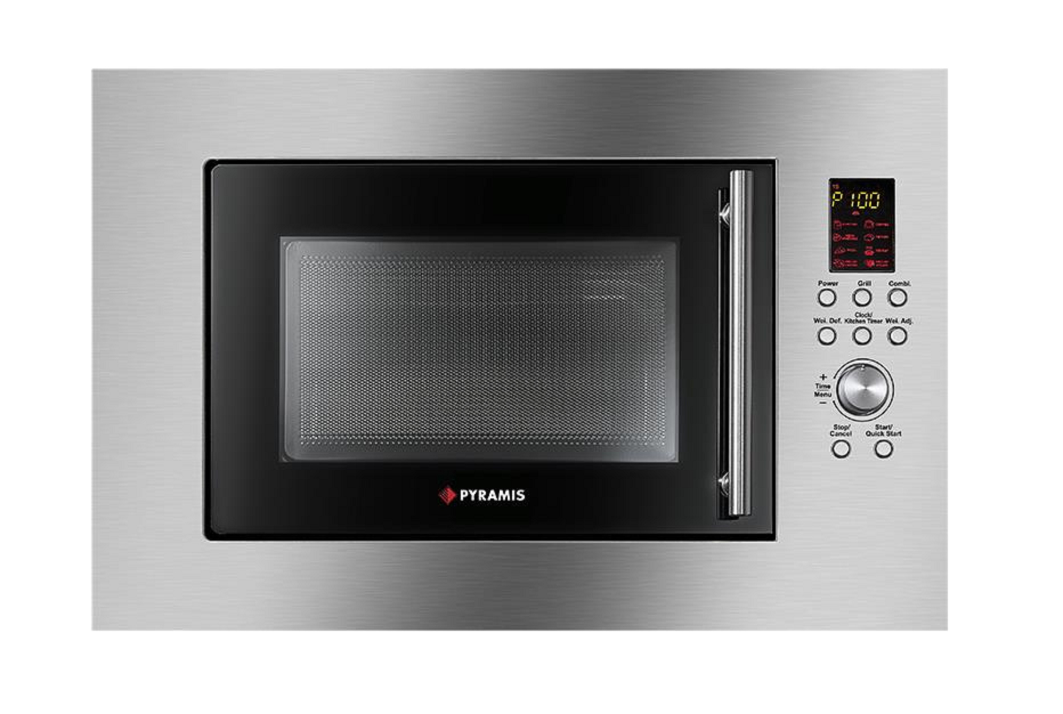 Pyramis Εντοιχιζόμενος Φούρνος Μικροκυμάτων 30 Inox (034011301)