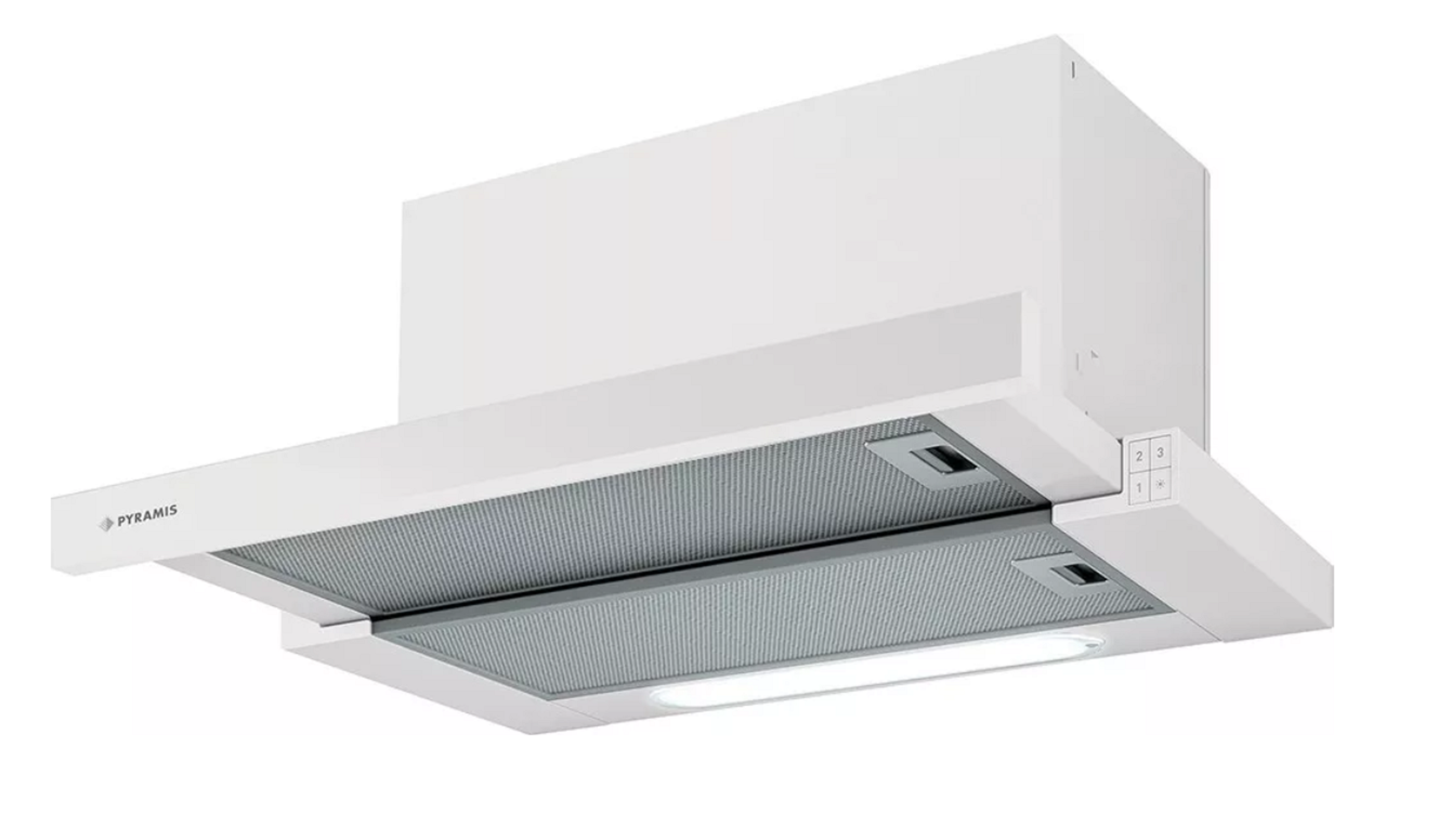 Pyramis Απορροφητήρας Συρόμενος Essential 60cm White (065017102)