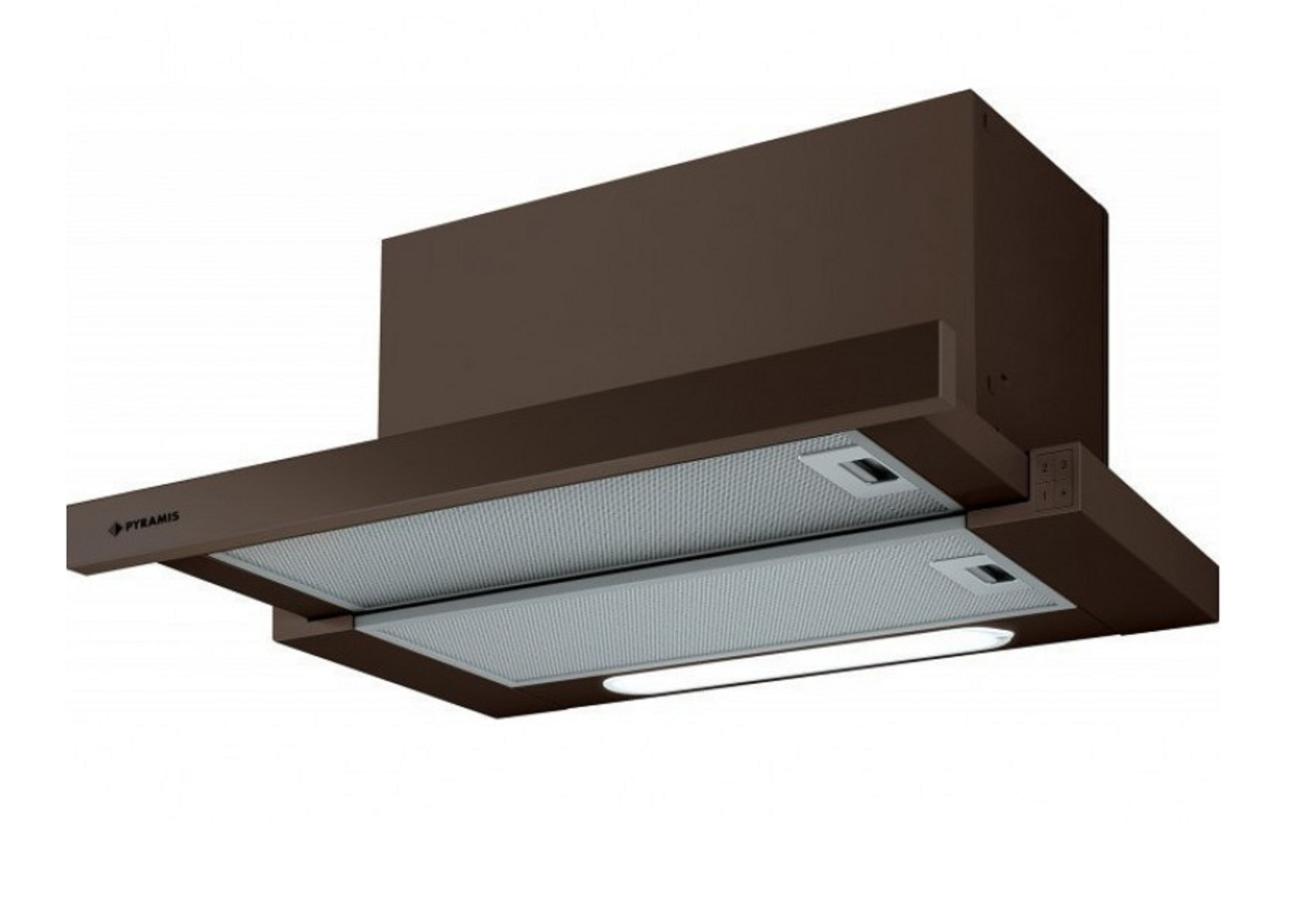 Pyramis Απορροφητήρας Συρόμενος Essential 60cm Brown (065017202)