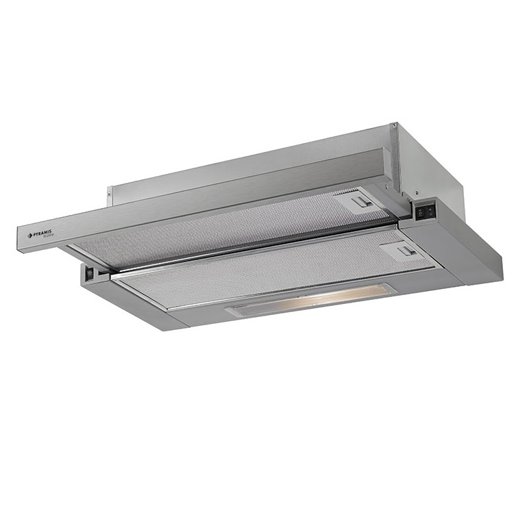 Pyramis Απορροφητήρας Συρόμενος Power Slim 60cm Inox (065032901)