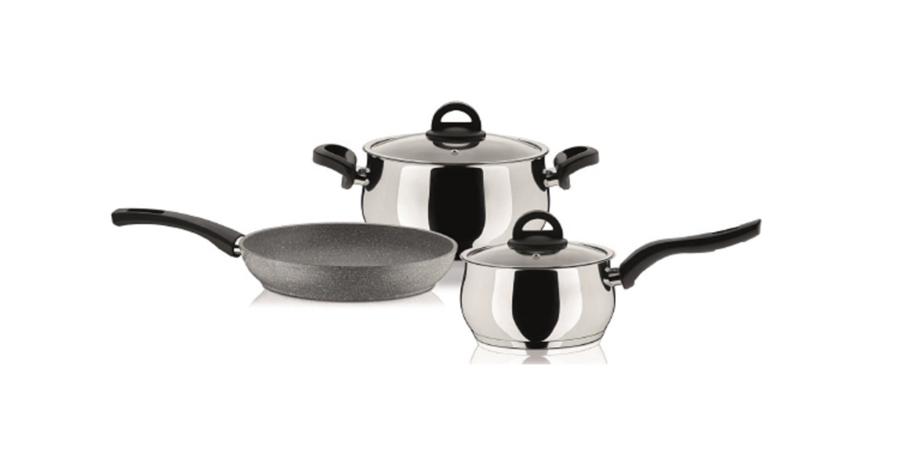 Pyramis Σετ Μαγειρικών Σκευών Mixcook 3+2 Τεμάχια (015700301)
