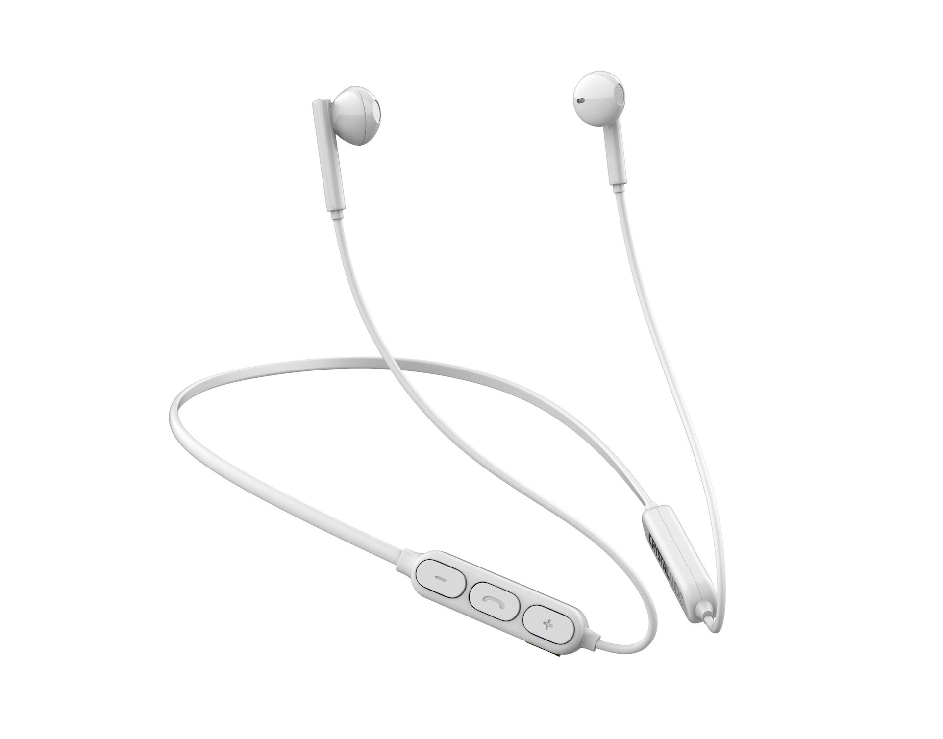 Crystal Audio Ακουστικά Bluetooth Handsfree NB2-W White (381432)