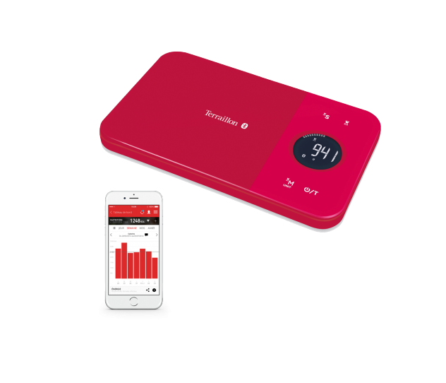Terraillon Ζυγαριά Κουζίνας NutriTab (GR14414) Bluetooth 