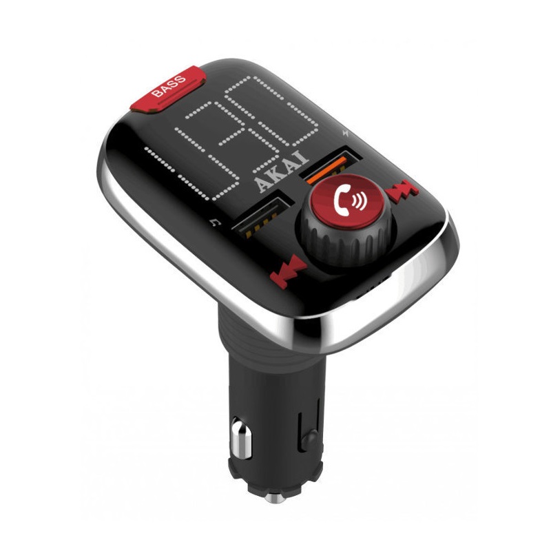 Akai Transmitter με Hands Free FMT-74BT(110585-0010)