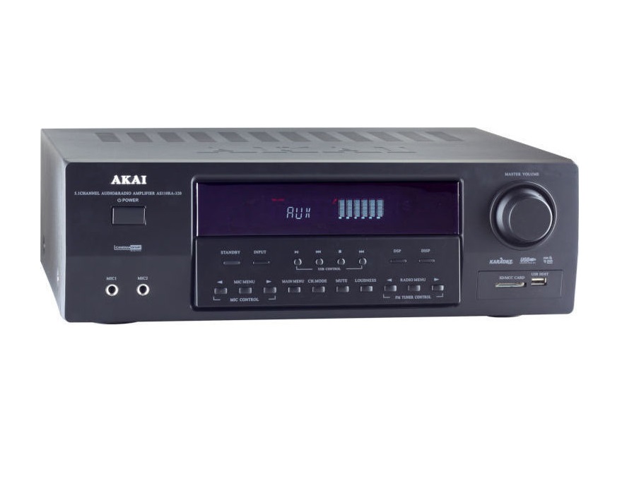 Akai Ραδιοενισχυτής Karaoke με Bluetooth και USB AS110RA-320BT