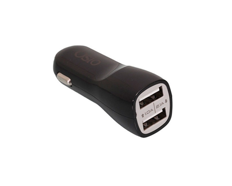 Osio Φορτιστής Αυτοκινήτου Διπλός OTU-365B USB 5V 