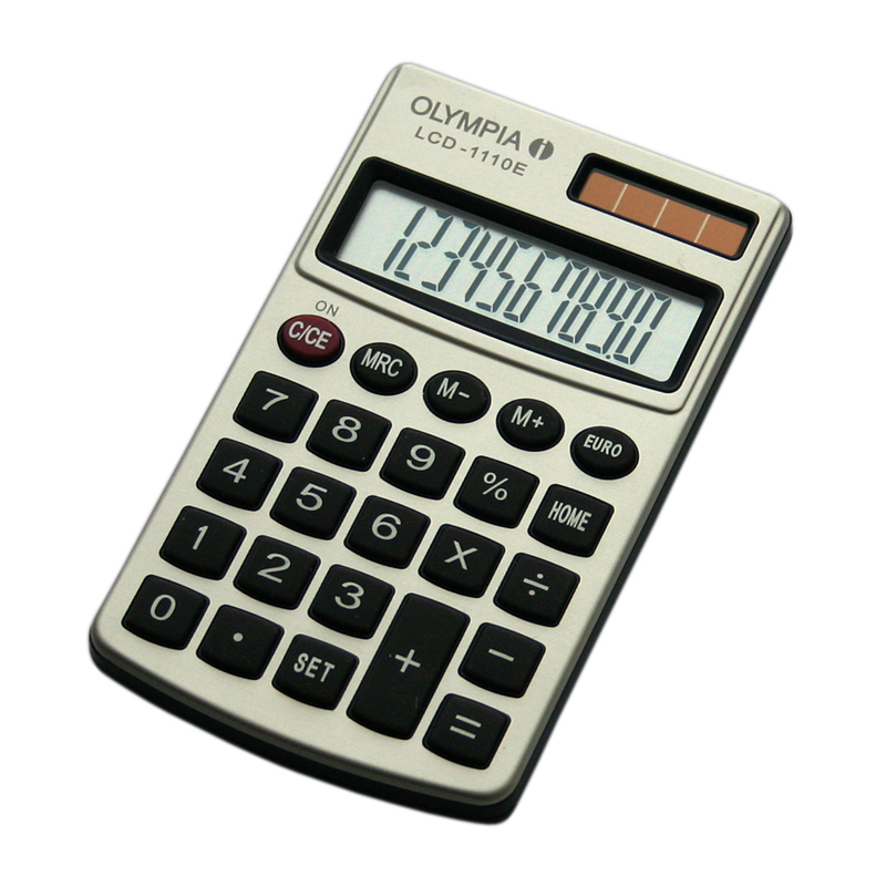 Olympia Αριθμομηχανή Τσέπης LCD-1110E
