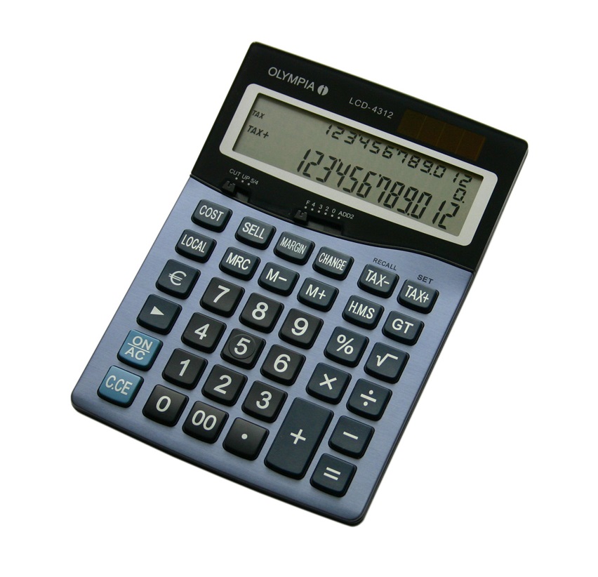 Olympia Αριθμομηχανή Γραφείου LCD 4312