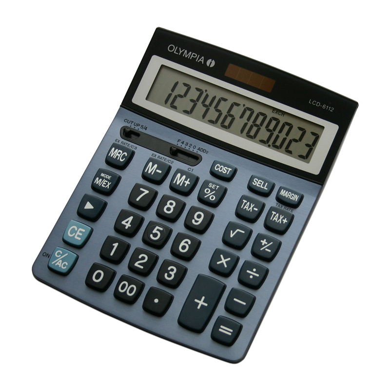 Olympia Αριθμομηχανή Γραφείου LCD-6112