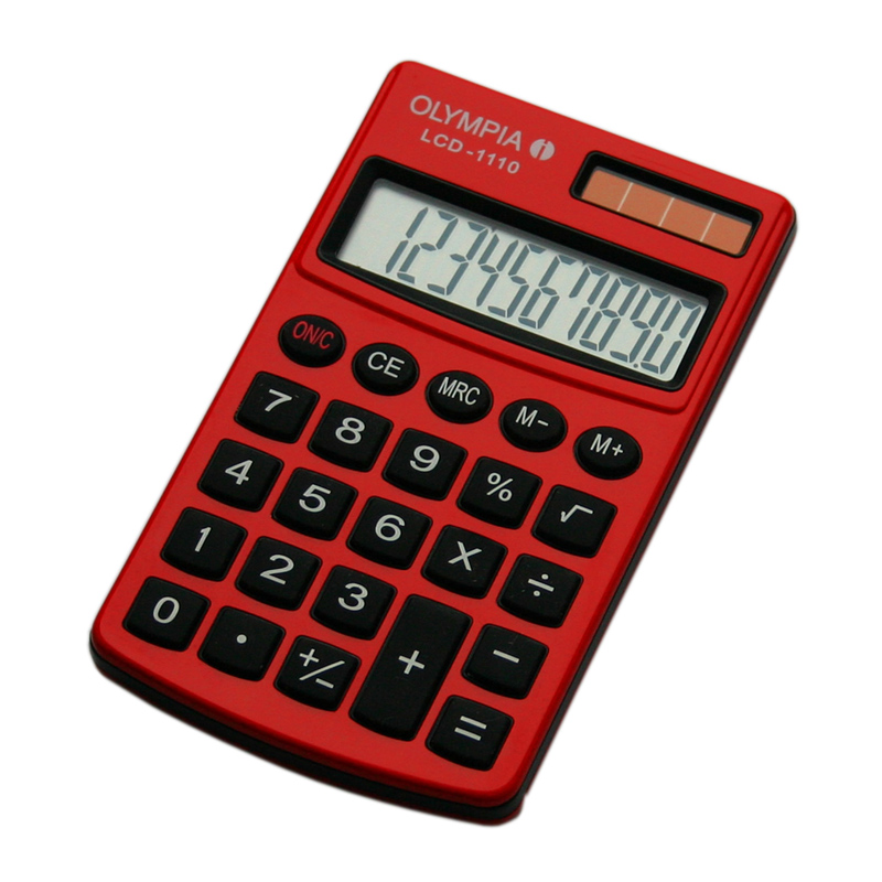 Olympia Αριθμομηχανή Τσέπης LCD-1110 R