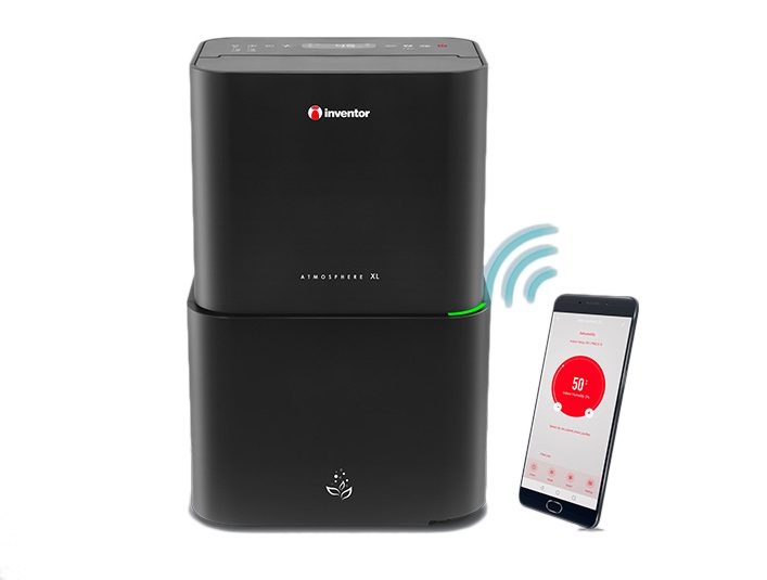 Inventor Αφυγραντήρας Atmosphere XL ΑΤ-IONUV-25L Με Καθαριστή Αέρα και Wifi (25l/24h)