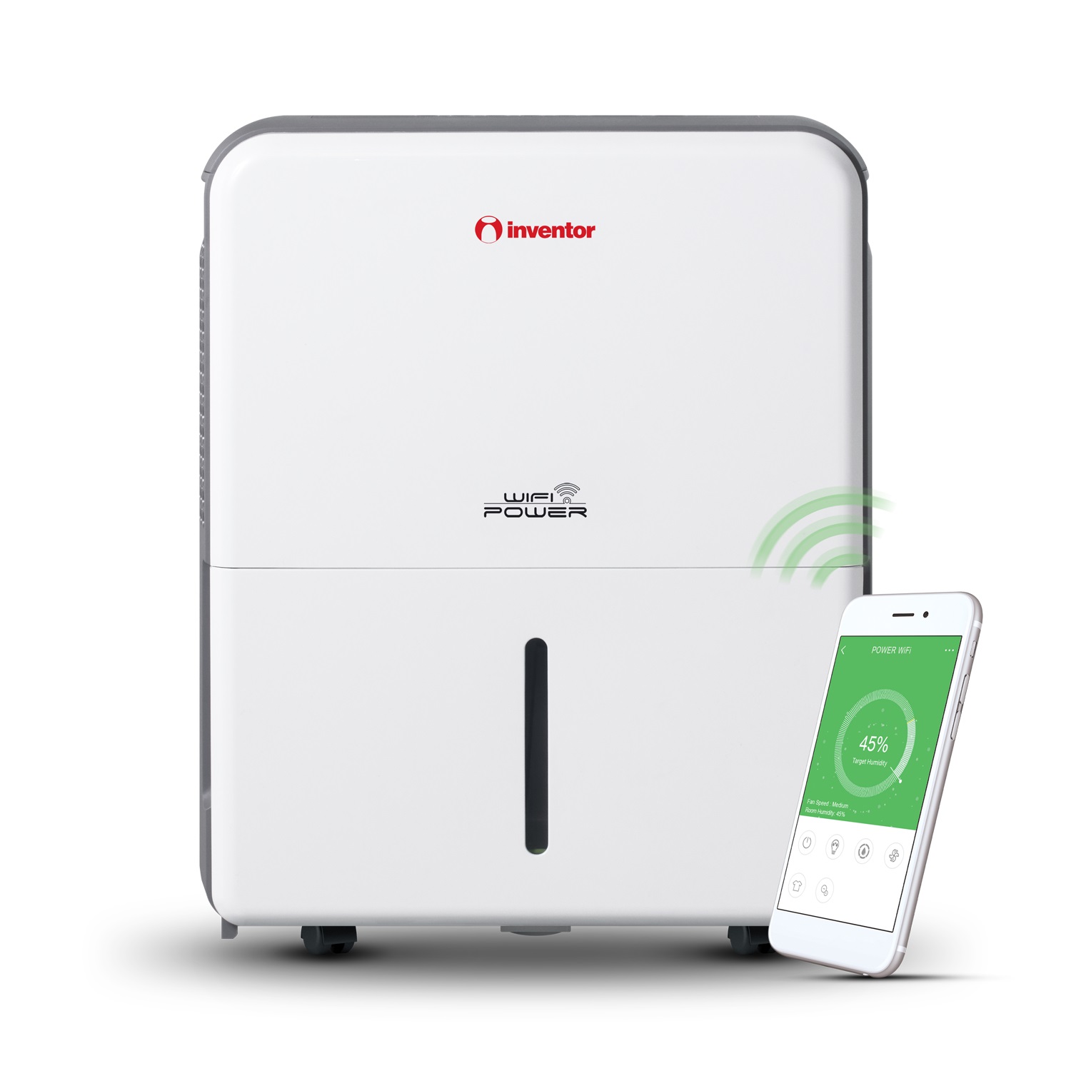 Inventor Αφυγραντήρας Power Wi-Fi PWR-WIFI-30L Με WiFi (30Lt/24h)