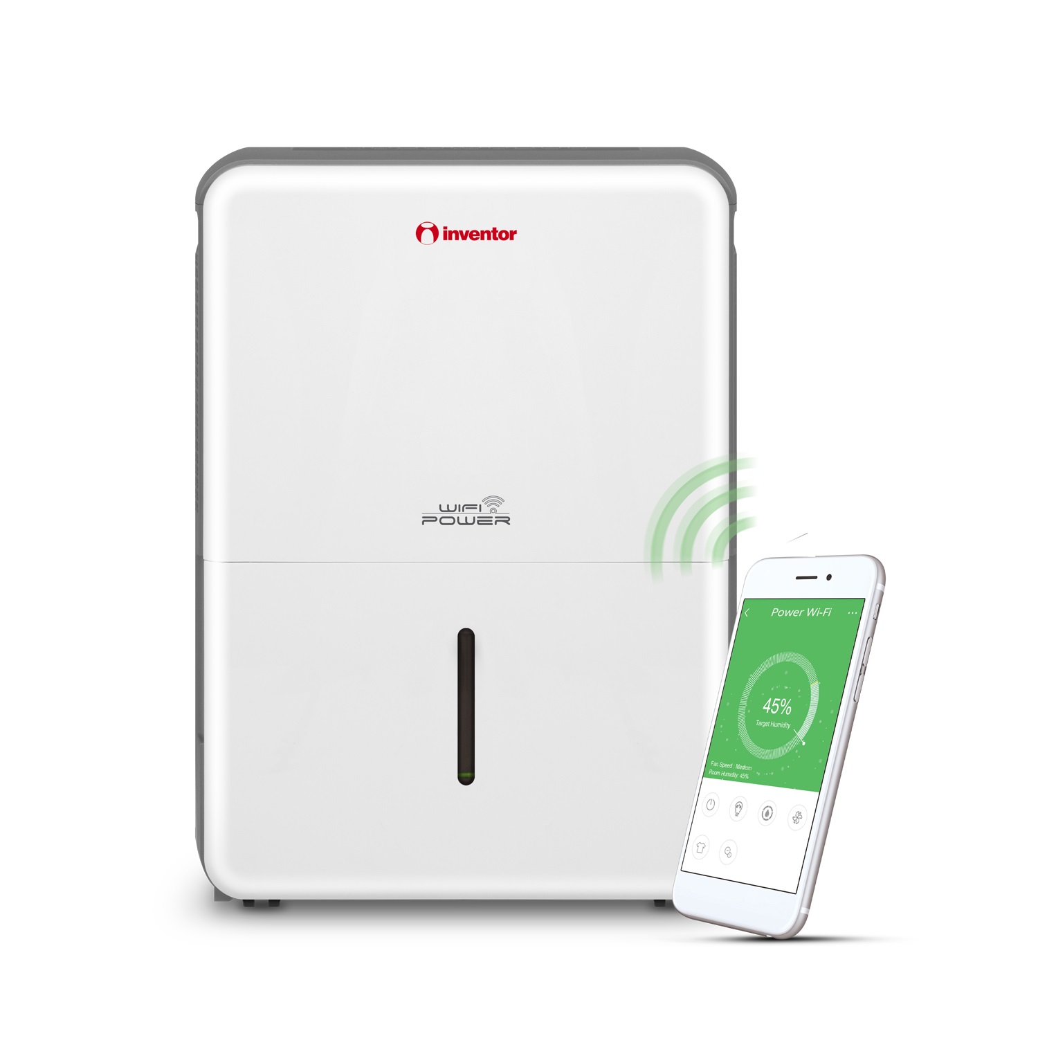 Inventor Αφυγραντήρας Power Wi-Fi PWR-WIFI-50L (50Lt/24h)