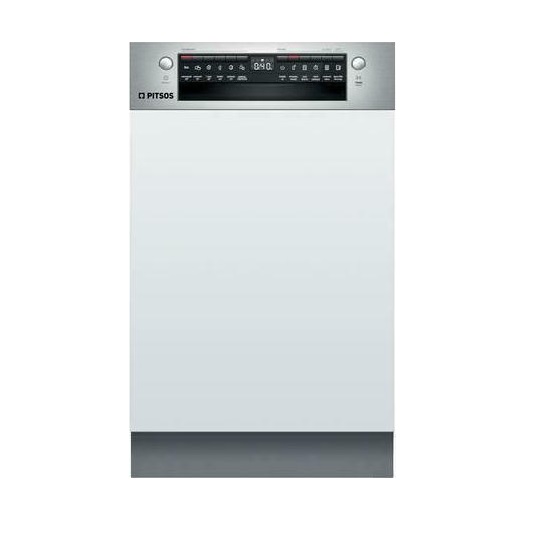 Pitsos Εντοιχιζόμενο Πλυντήριο Πιάτων DIS60I00 (45cm) Inox