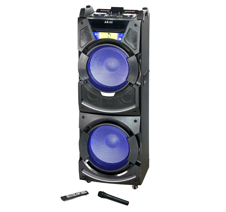 Akai Hχείο με Διπλό Bluetooth Karaoke και Μικρόφωνο DJ-S5H