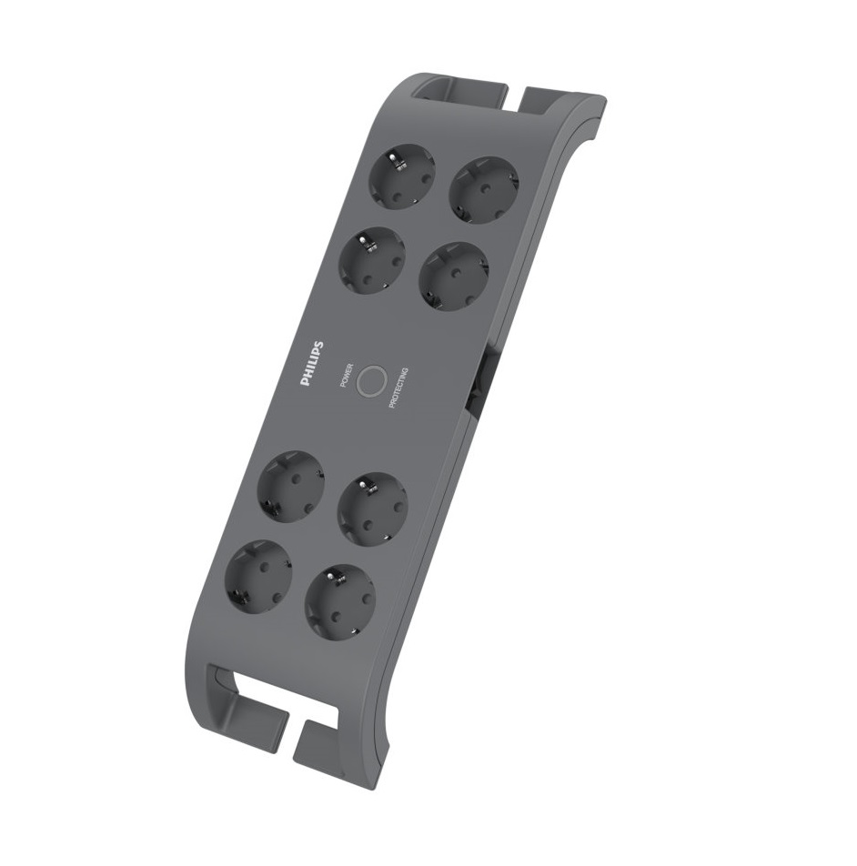 Philips Πολύπριζο Ασφαλείας 8 Θέσεων SPN3180A/10 (1150100-0006)