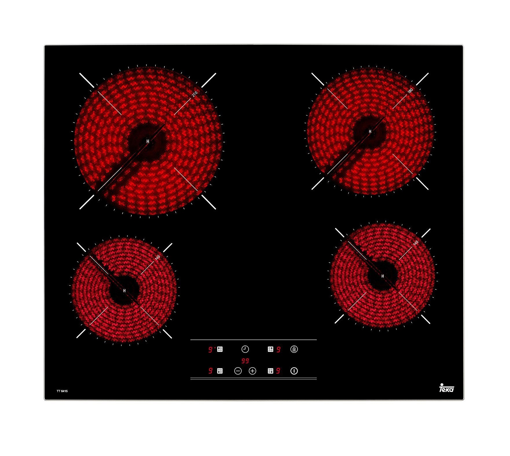 Teka Αυτόνομη Κεραμική Εστία TT 6415 60,5cm