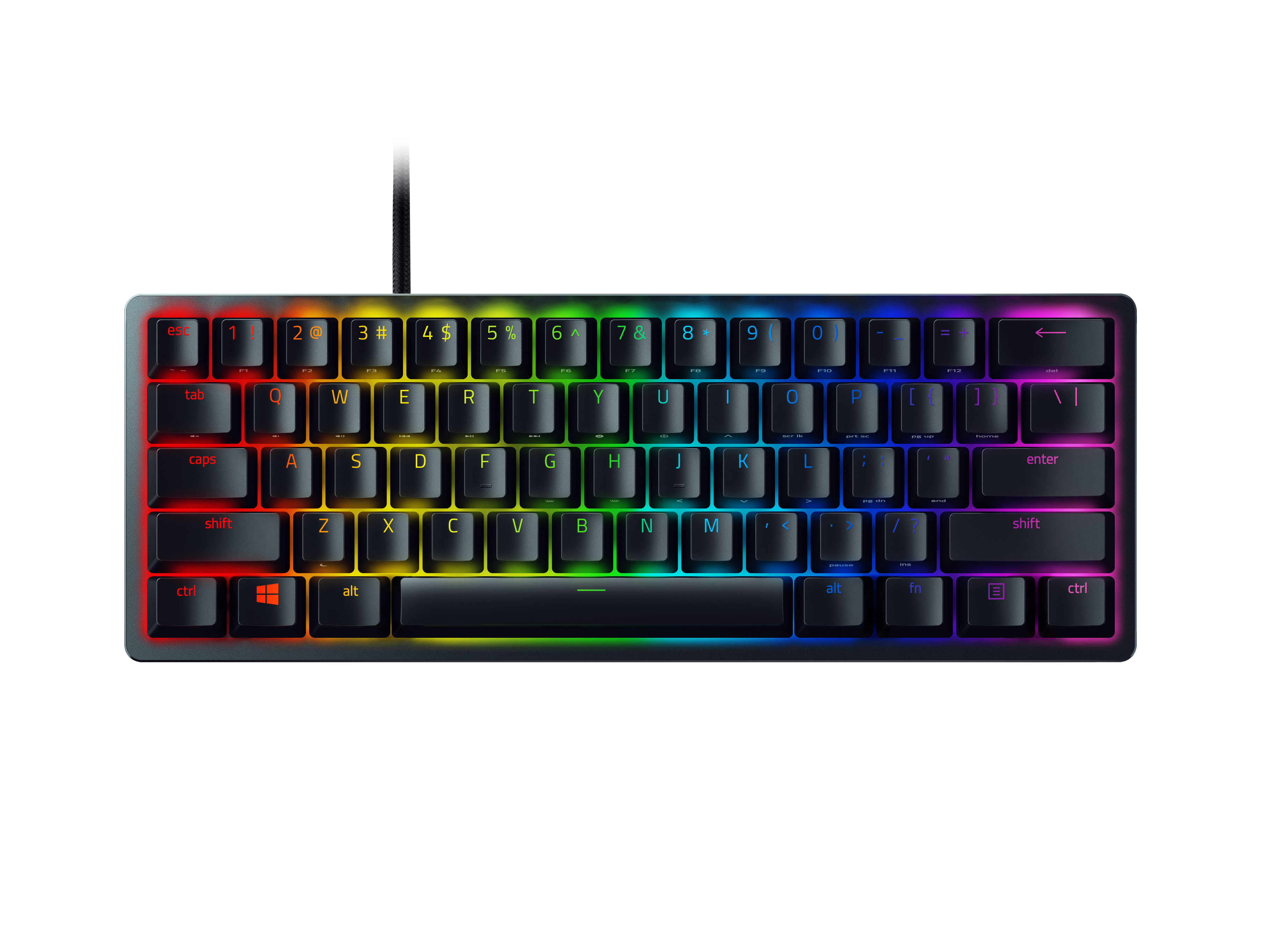 Razer Gaming Keyboard Huntsman Mini Purple Switch US Layout (RZ03-03390100-R3M1)