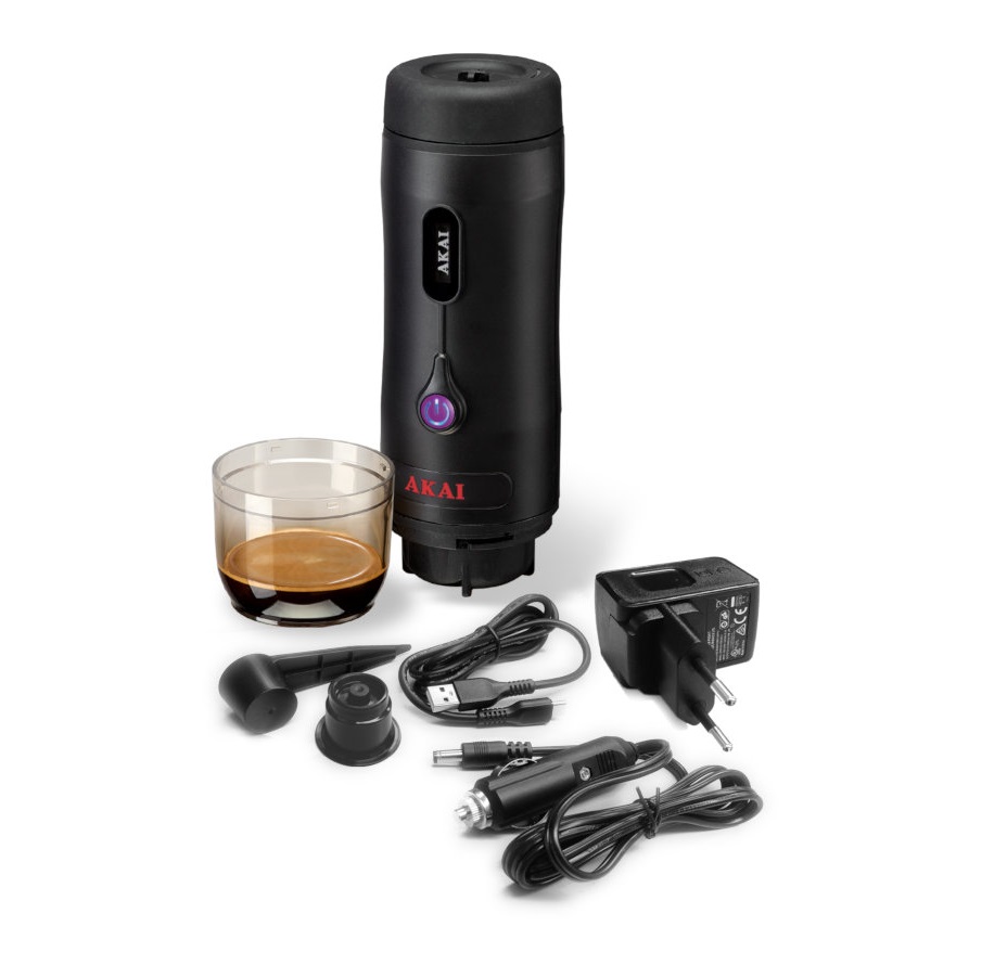 Akai Φορητή Μηχανή Espresso AESP-312 (1105203-0001) 75W Πίεσης 15bar