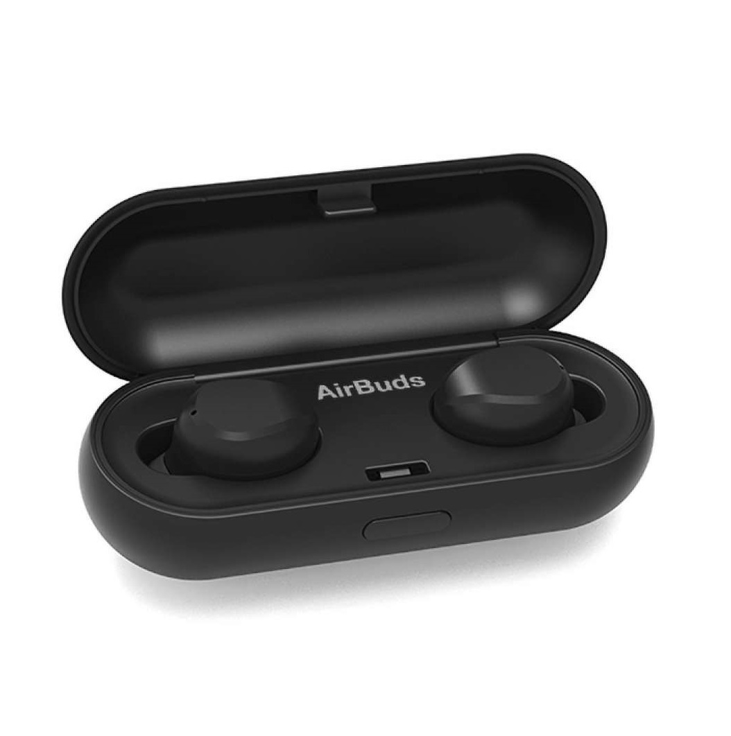 Crystal Audio Ακουστικά Bluetooth True Wireless Airbuds TWS1K Black (381670)