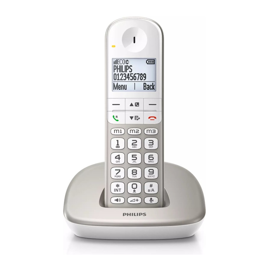 Philips Ασύρματο Τηλέφωνο XL4901S/GRS 115087-0005