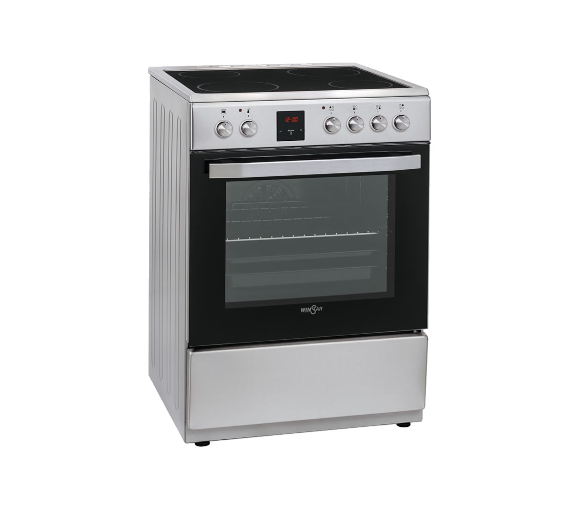 Winstar Κεραμική Κουζίνα WSTFSIXC6519 Inox