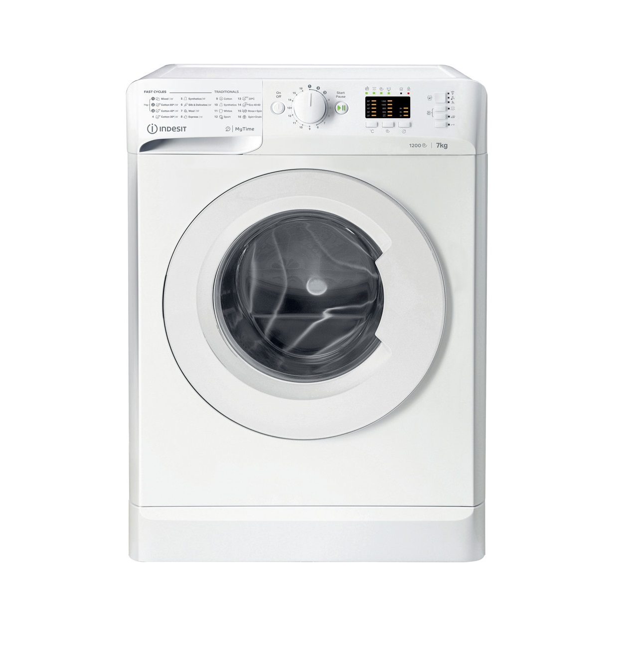 Indesit Πλυντήριο Ρούχων MTWA 71252 W EE (7Kg 1200Rpm)