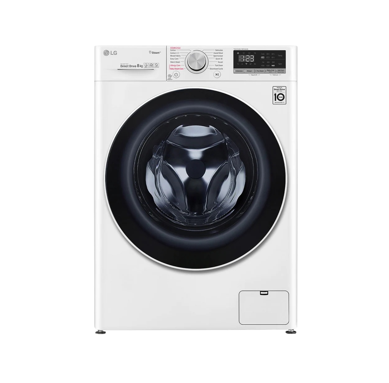 LG Πλυντήριο Ρούχων Ατμού F4WV508S0E (8Kg 1400Rpm)