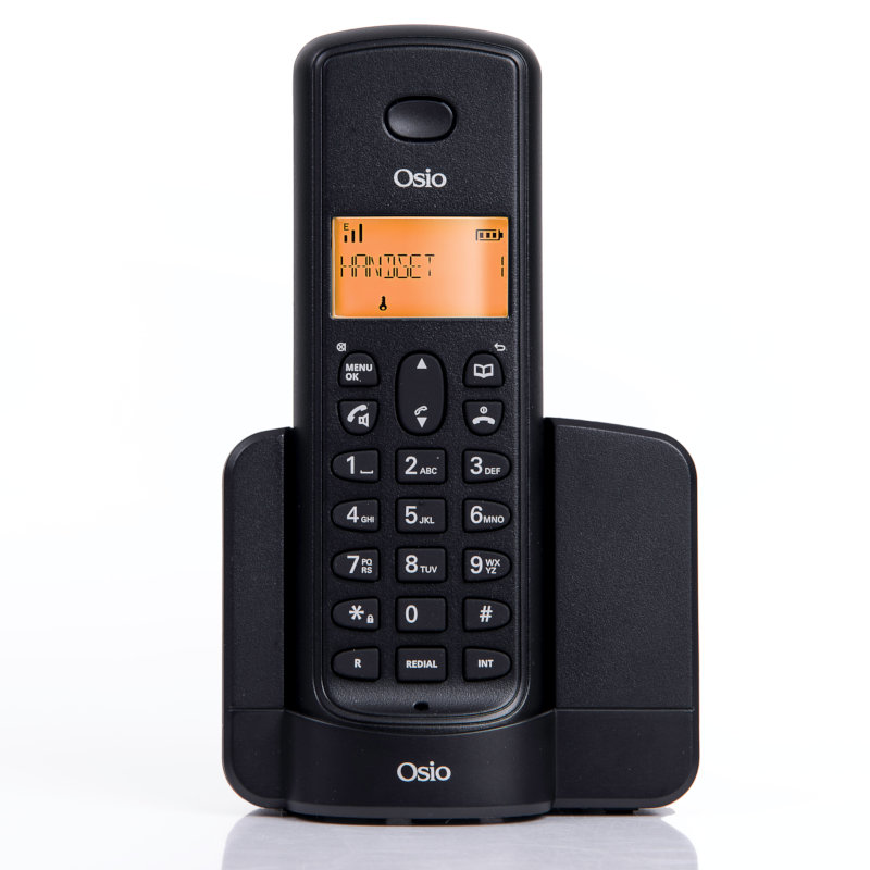 Osio Ασύρματο Τηλέφωνο OSD-8910B Μαύρο 14587-0107