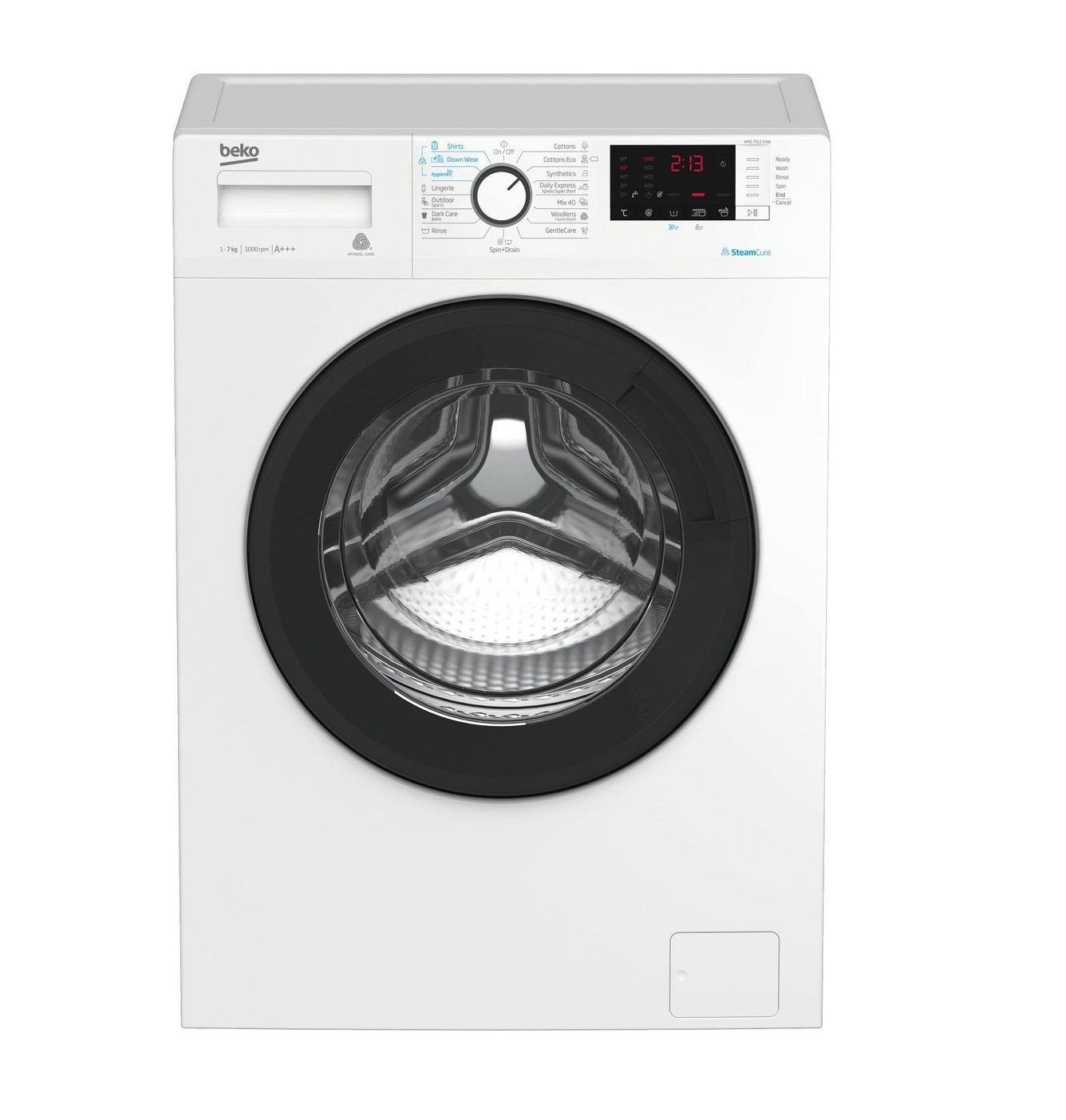Beko Πλυντήριο Ρούχων Ατμού WTV 8612 XSW (8Kg 1200Rpm)