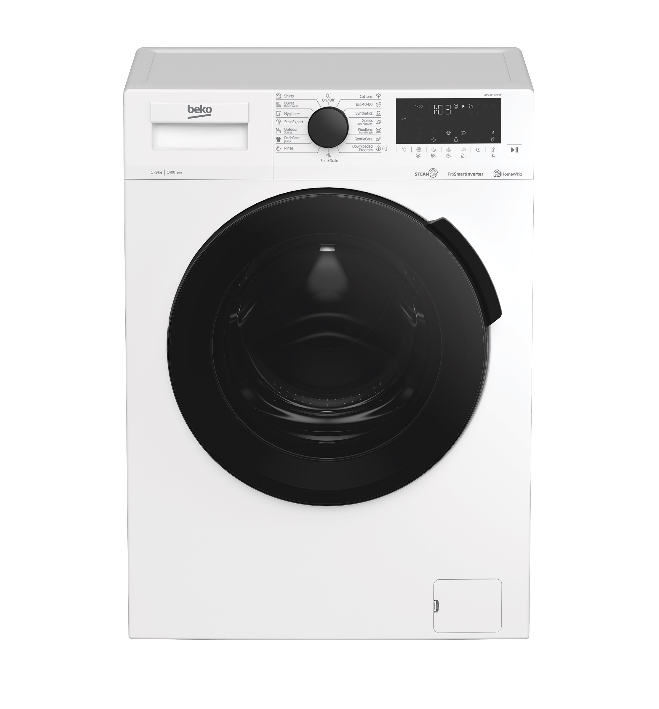 Beko Πλυντήριο Ρούχων WTV9716DXST (9kg 1400rpm B)
