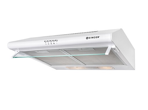Singer Απορροφητήρας Ελεύθερος LIN602D 21 (23110-00020) 60cm Λευκός