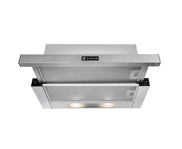 Singer Απορροφητήρας Συρόμενος Telescopic 601A 21 (23110-00019) 60cm Inox
