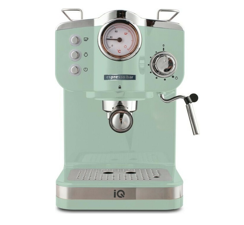 IQ Μηχανή Espresso CM-175 1100W Πίεσης 20bar Πράσινη