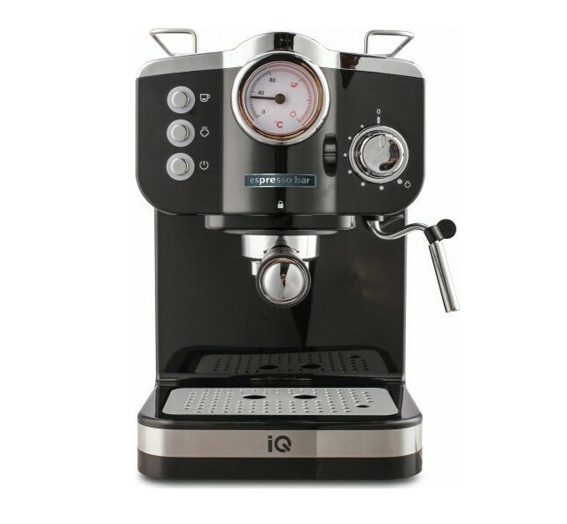 IQ Μηχανή Espresso CM-175 1100W Πίεσης 20bar Μαύρη