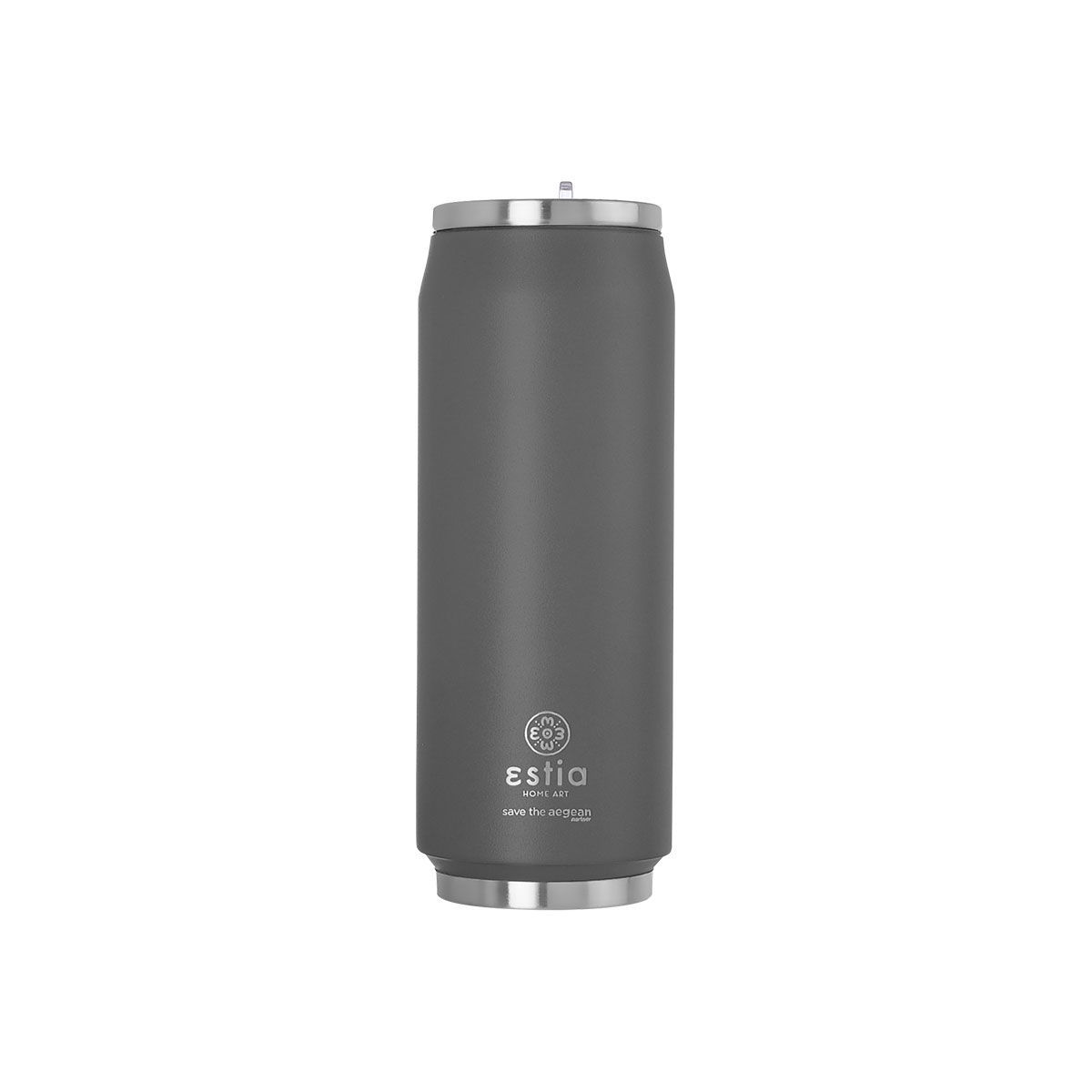 Estia Θερμός Travel Cup Save The Aegean Grey 500ml 01-9441
